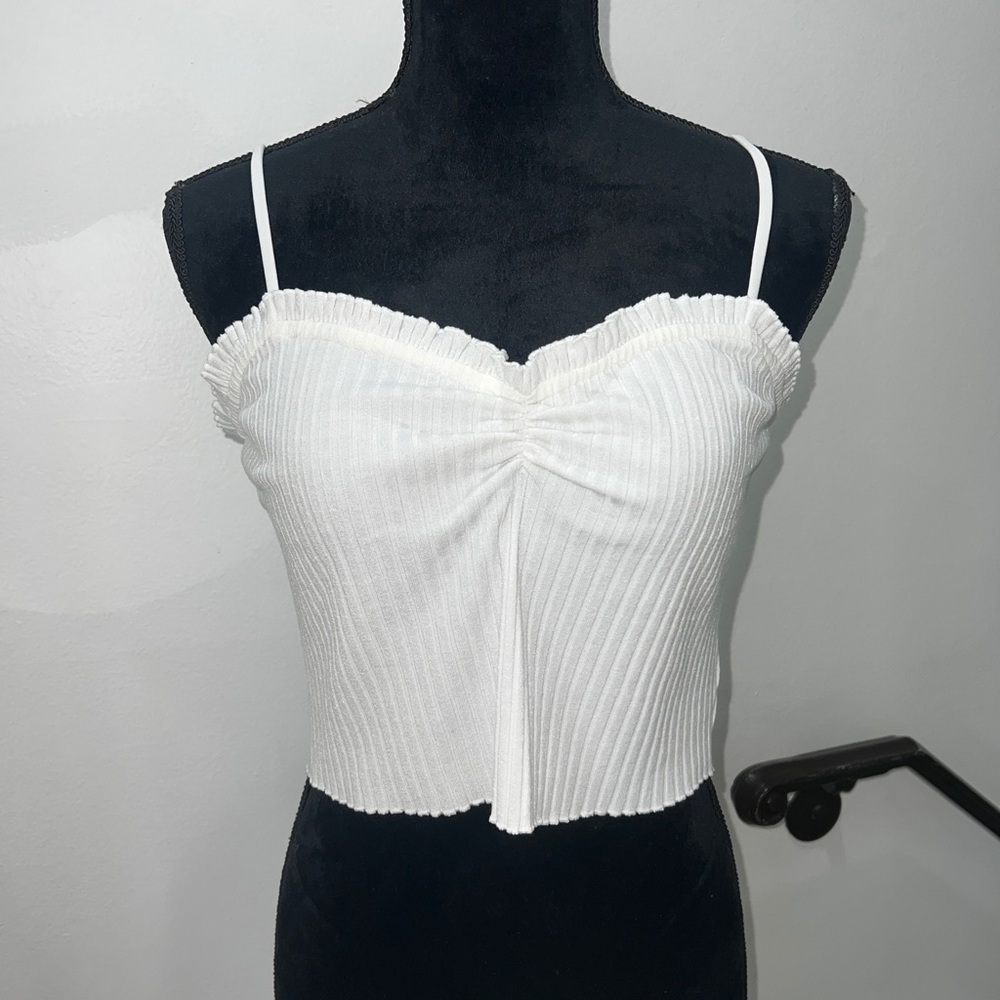 Privacy Please Ribbed Crop Top - Picture 5 of 10